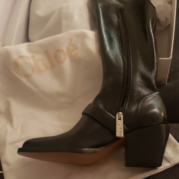 Chloe size 37 over the knee boots - Picture 2 of 2